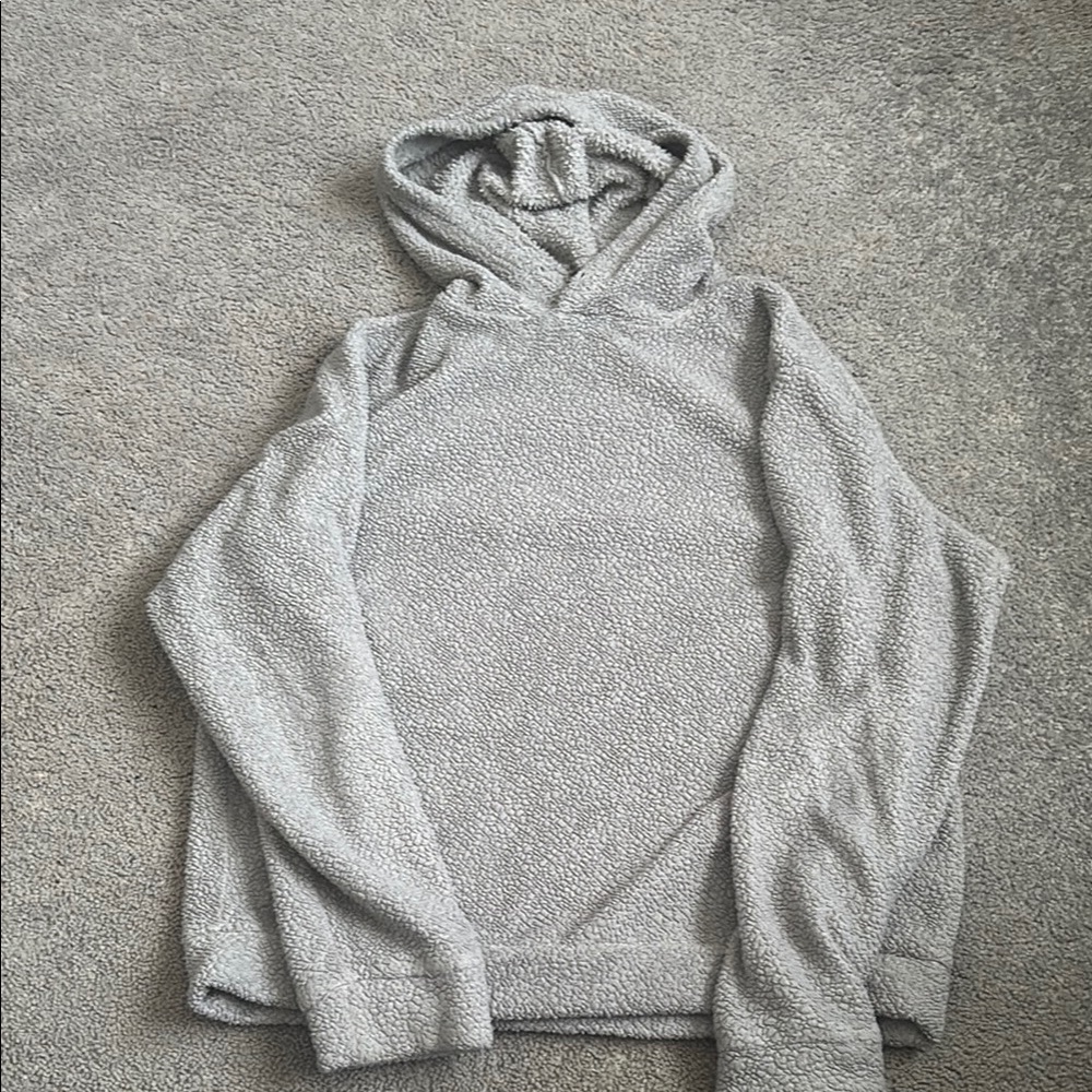 Men's Gray Hooded Sweater